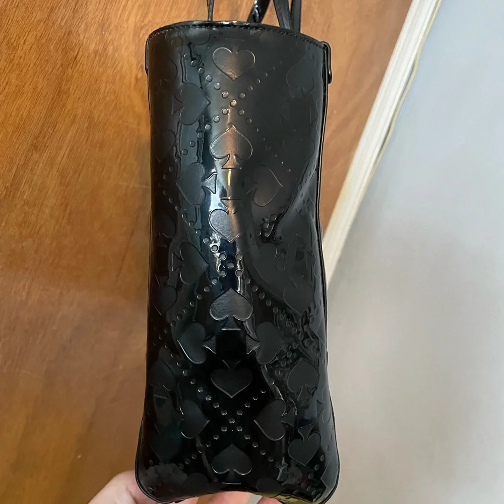 kate spade Black Patent Leather Tote Shoulder Bag